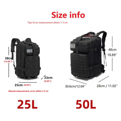 Tactical 1000D Waterproof Military Backpack