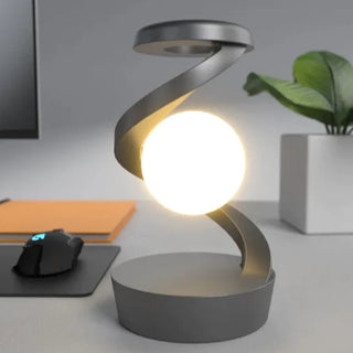Rotating Moon Desk Lamp Charger